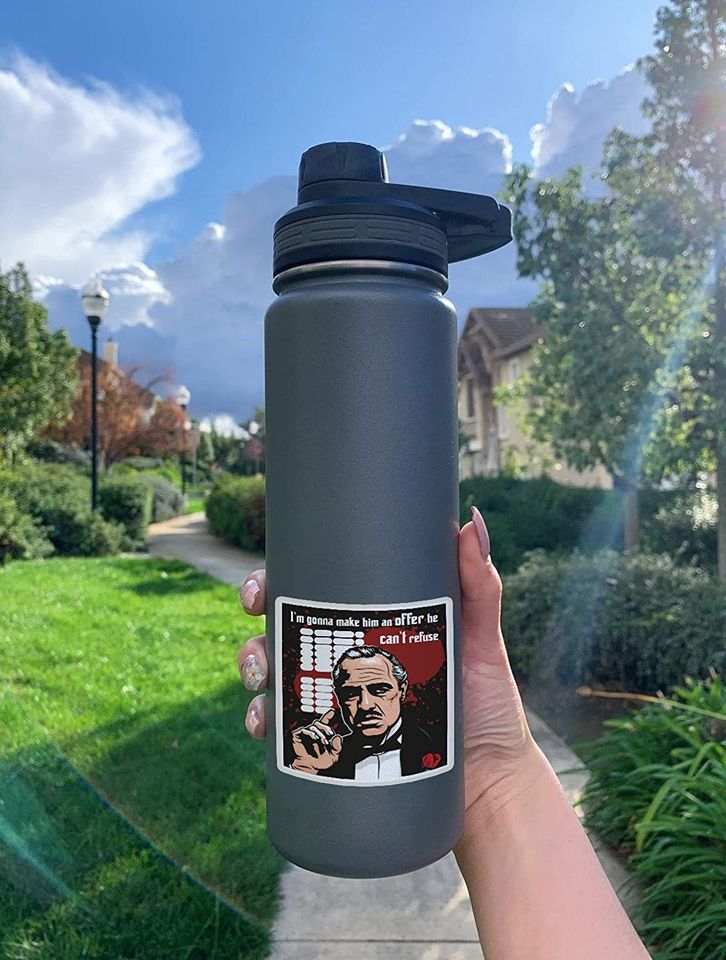 The Godfather Vito Corleone  Sticker 3"