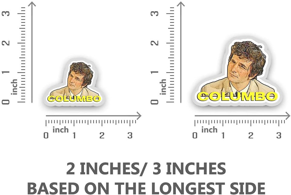 Columbo Just One More Thing  Sticker 2"
