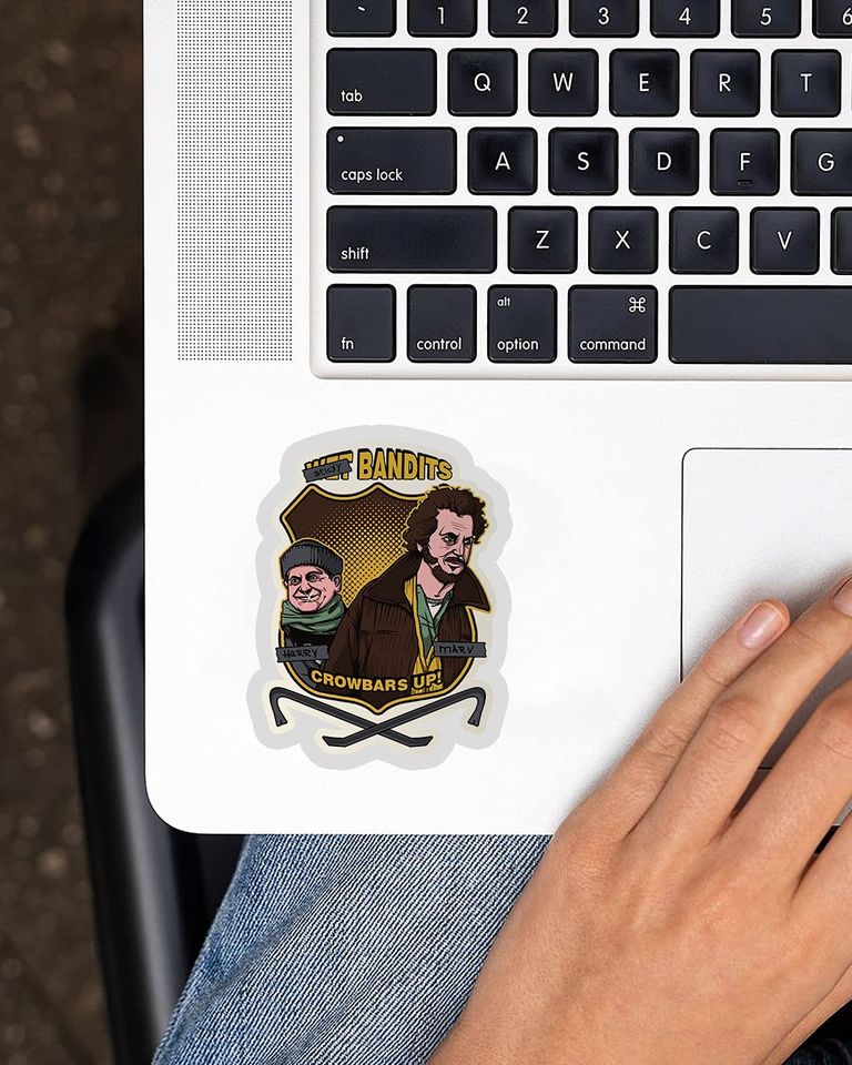 Home Alone The Bandits Crowbars Up Sticker 2"