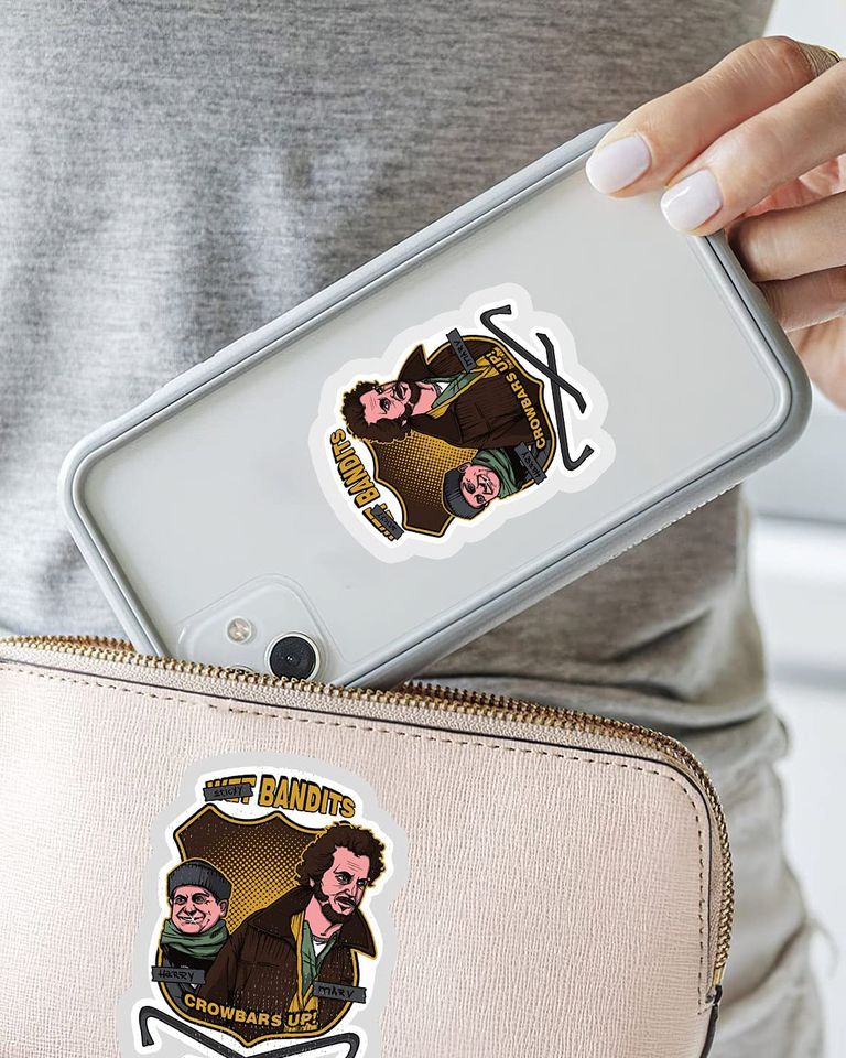 Home Alone The Bandits Crowbars Up Sticker 2"