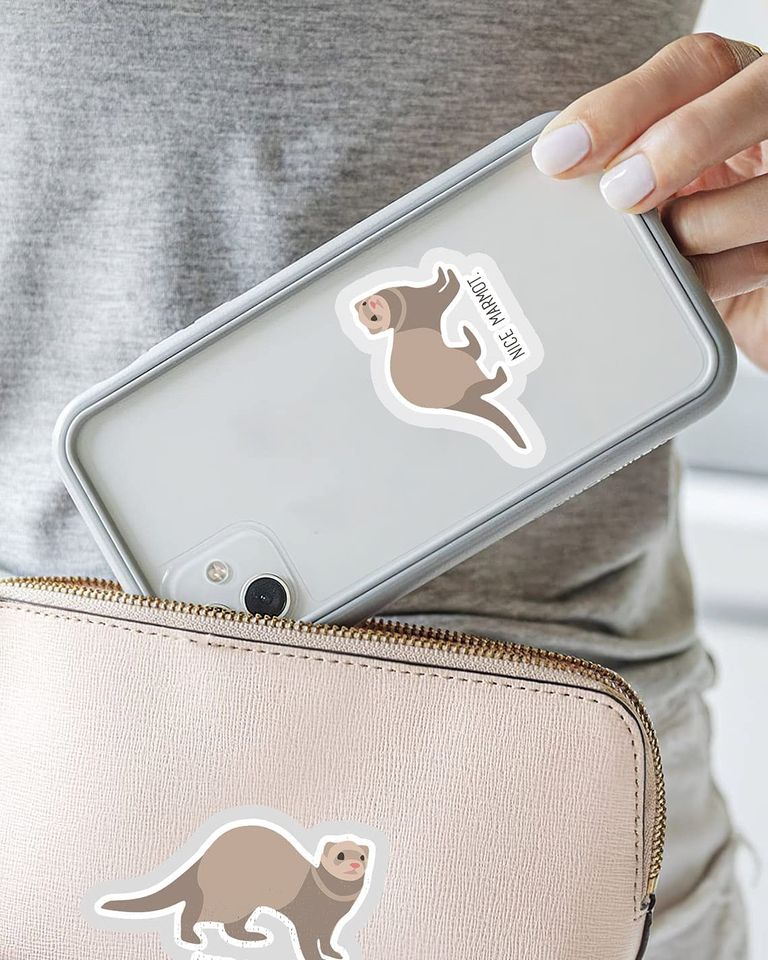 The Big Lebowski Nice Marmot Sticker 2"