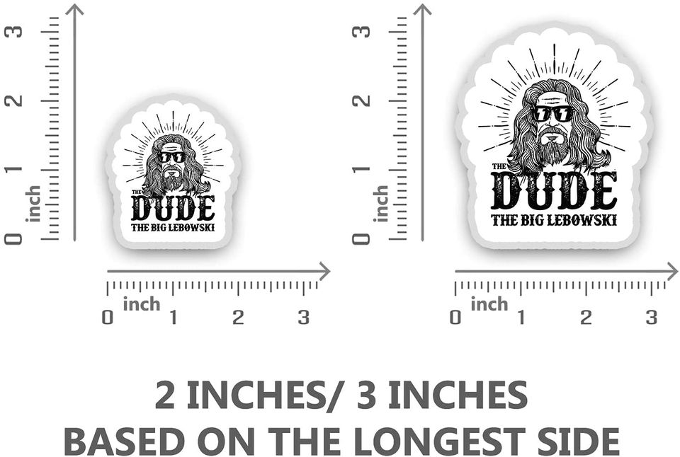 The Big Lebowski Le MEC  Sticker 3"