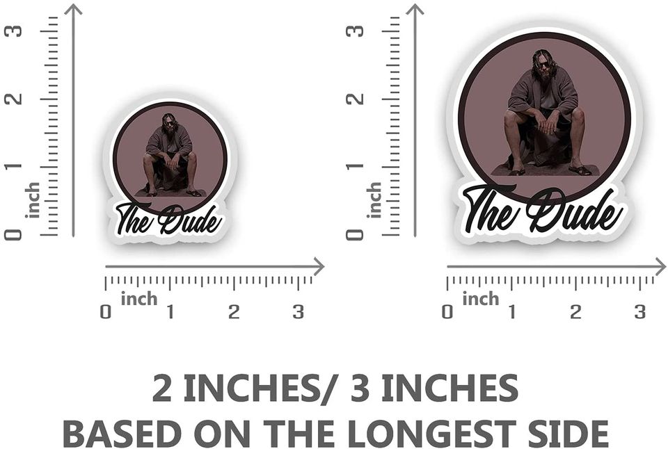 The Big Lebowski Le MEC  Sticker 3"