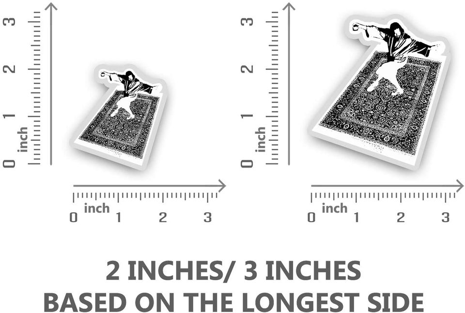 The Big Lebowski Le MEC Et Son Chi Sticker 2"