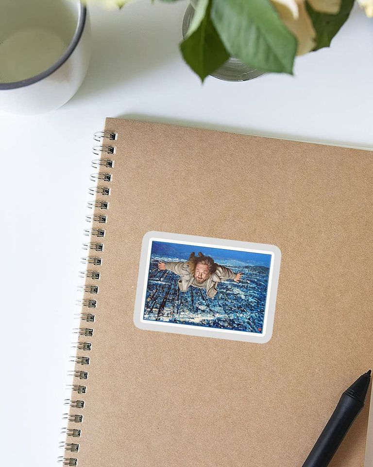 The Big Lebowski Viens voler avec moi Sticker 3"