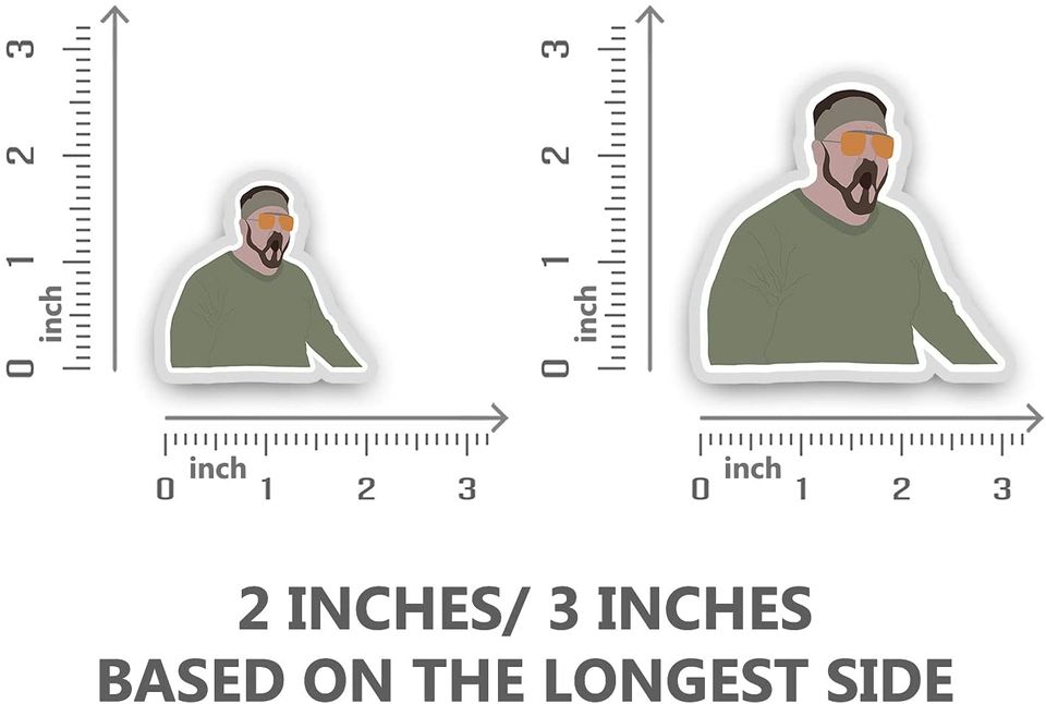 The Big Lebowski Hors de Votre lment Sticker 2"