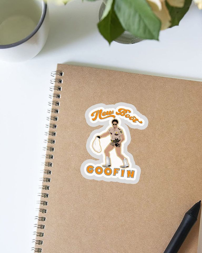 Reno 911 Lieutenant Jim Dangle New Boot Goofin  Sticker 3"