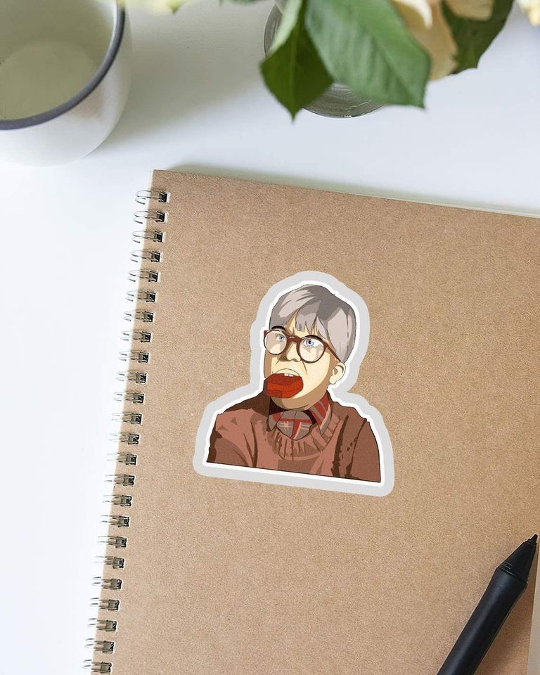 A Christmas Story Ralphie Oh Fudge Sticker 3"