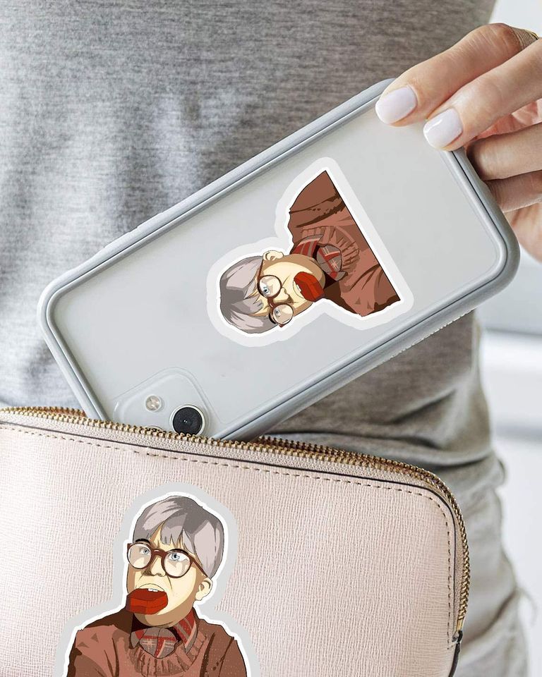 A Christmas Story Ralphie Oh Fudge Sticker 3"