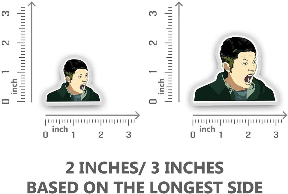 Dean Winchester That was Scary Sticker 3"