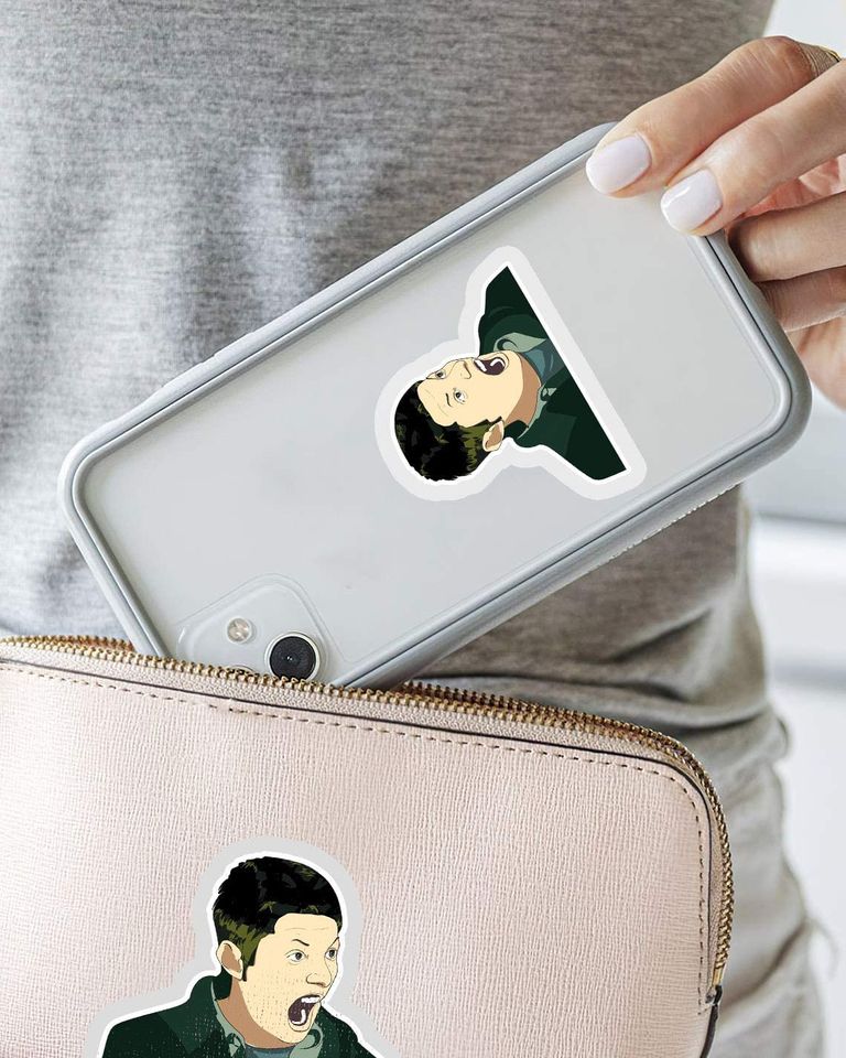 Dean Winchester That was Scary Sticker 3"