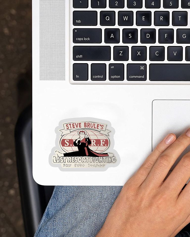 Check It Out! Dr. Steve Brule Steve Brule's Last Fight Sticker 3"