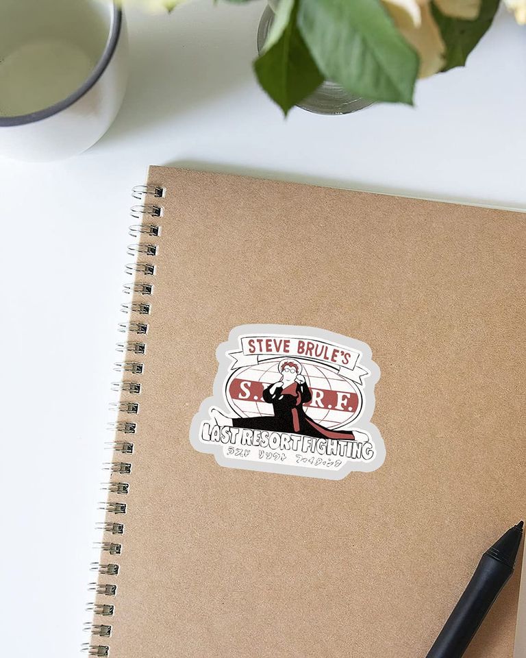 Check It Out! Dr. Steve Brule Steve Brule's Last Fight Sticker 3"