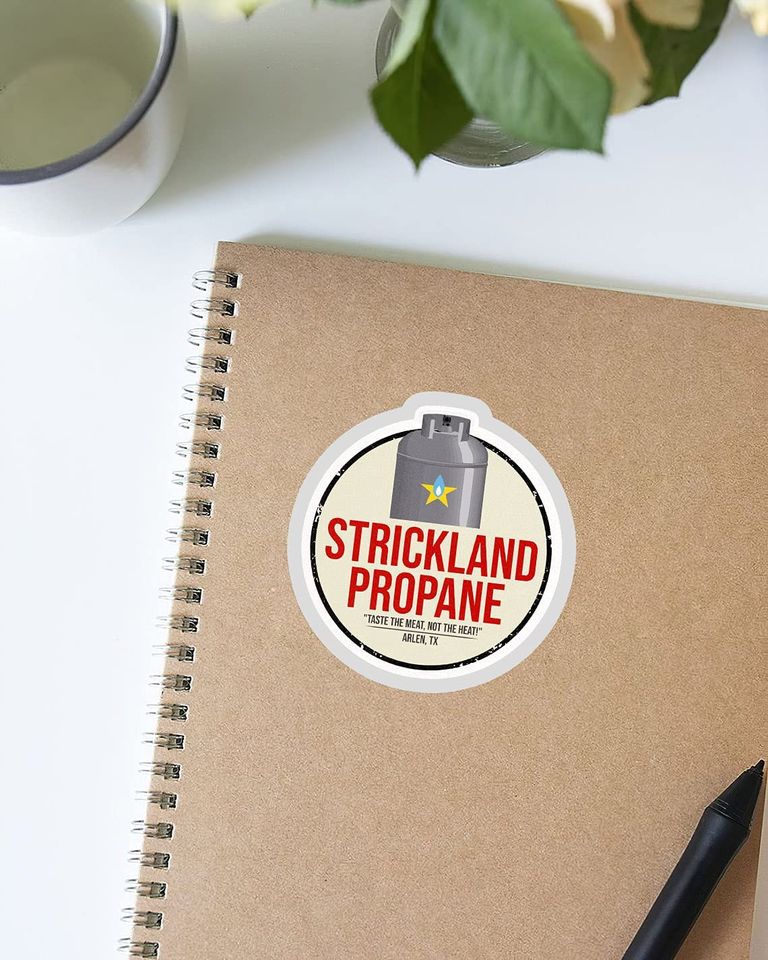 King of The Hill Strickland Propane  Sticker 2"