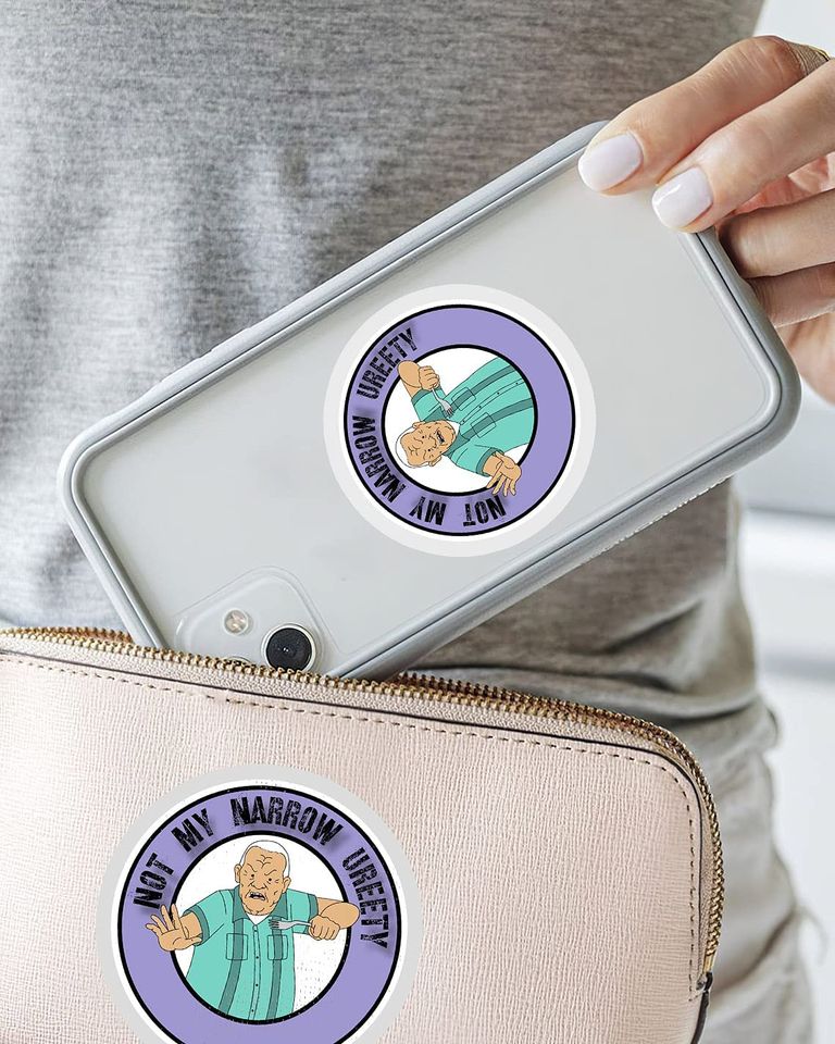 King of The Hill Cotton Hill Not My Tight Ureety Sticker 3"