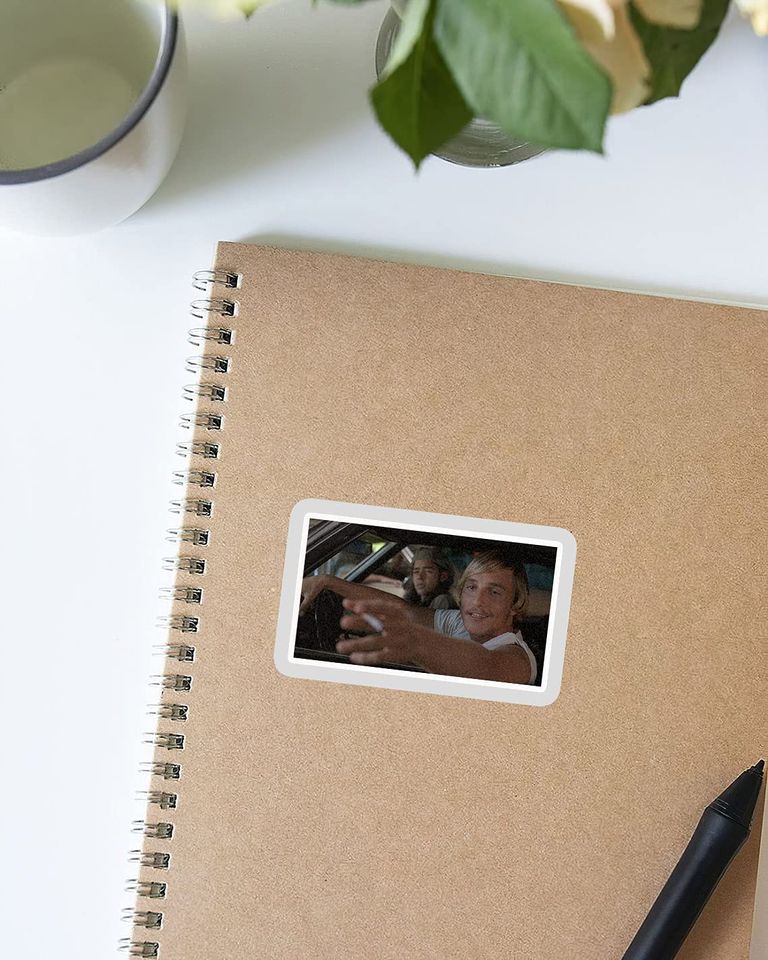 Dazed and Confused David Wooderson Sticker 2"