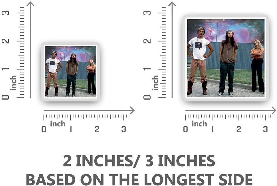 Dazed and Confused Appale Sticker 2"