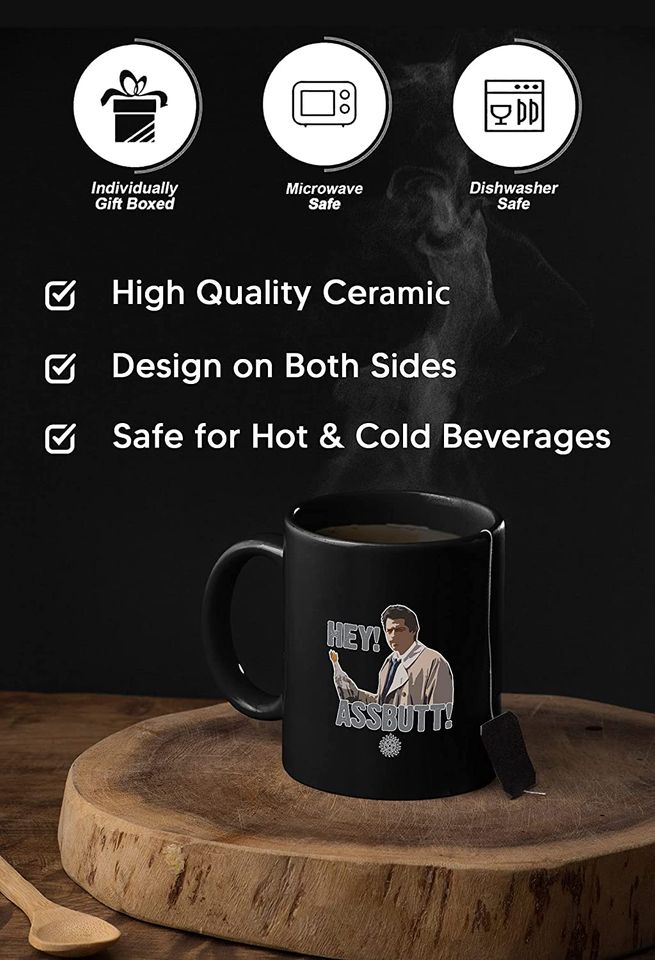 Castiel Hey Assbutt Mug 15oz
