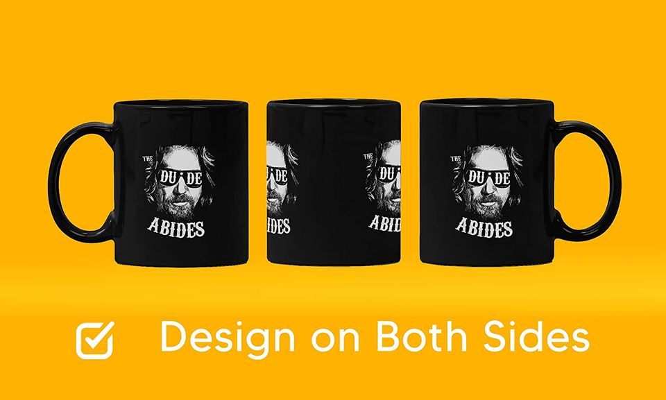 The Big Lebowski The Dude Abides  Mug 11oz