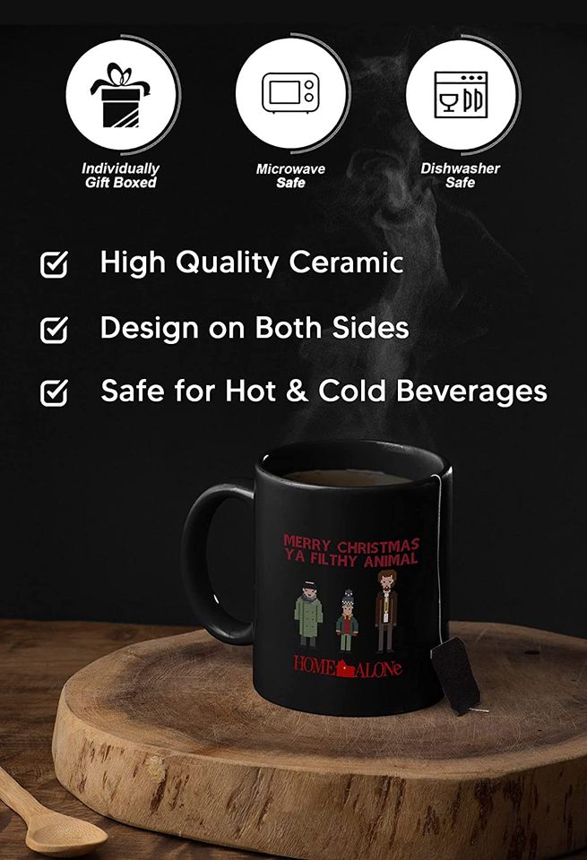 Home Alone Beautiful Merry Gift Art Mug 11oz