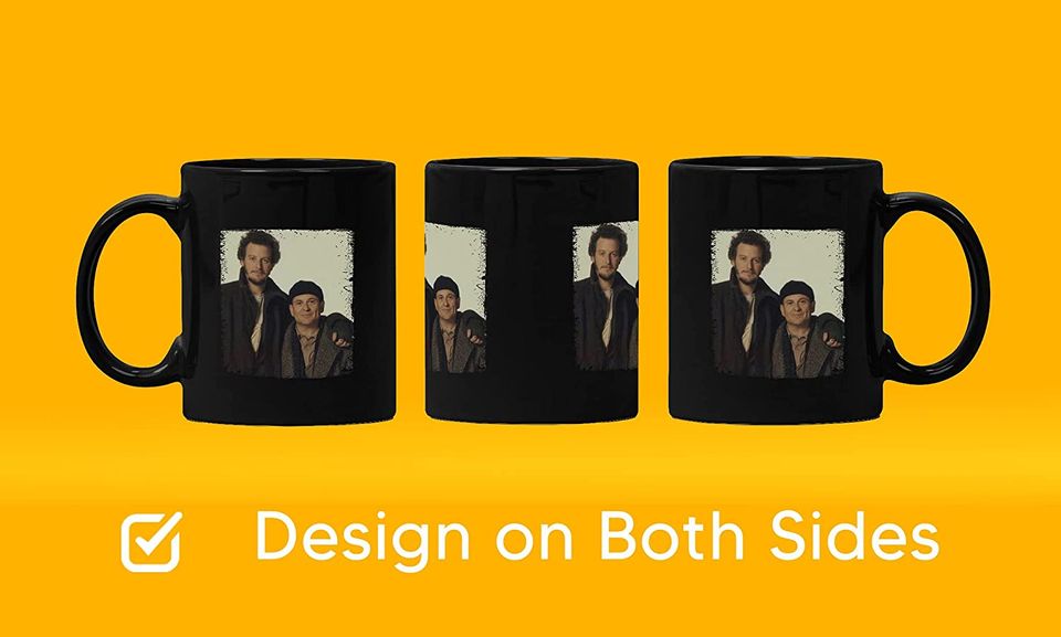 Home Alone Two Men Harry x Marv Art Happy Mug 11oz