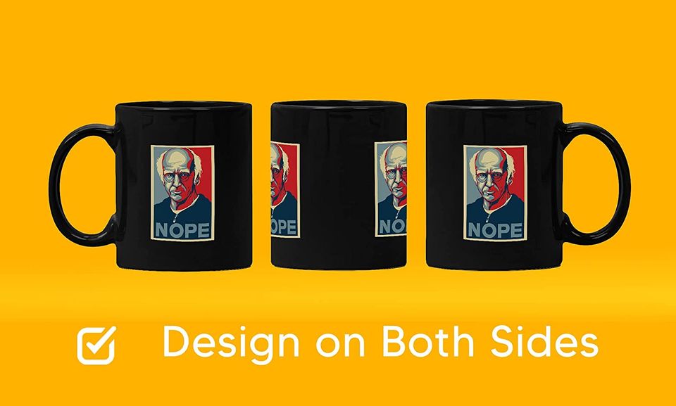 Curb Your Enthusiasm Larry David Nope Mug 11oz