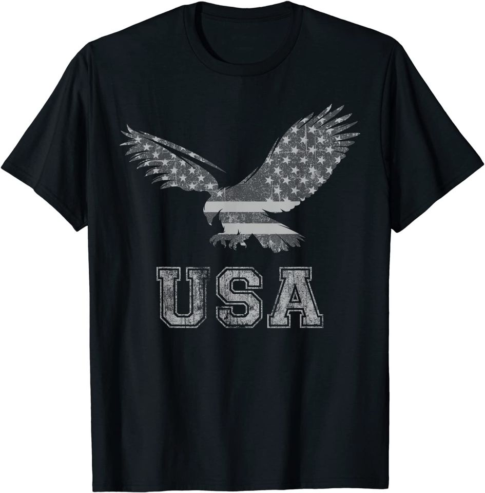 American eagle cool distressed flag, USA patriot, patriotic T-Shirt