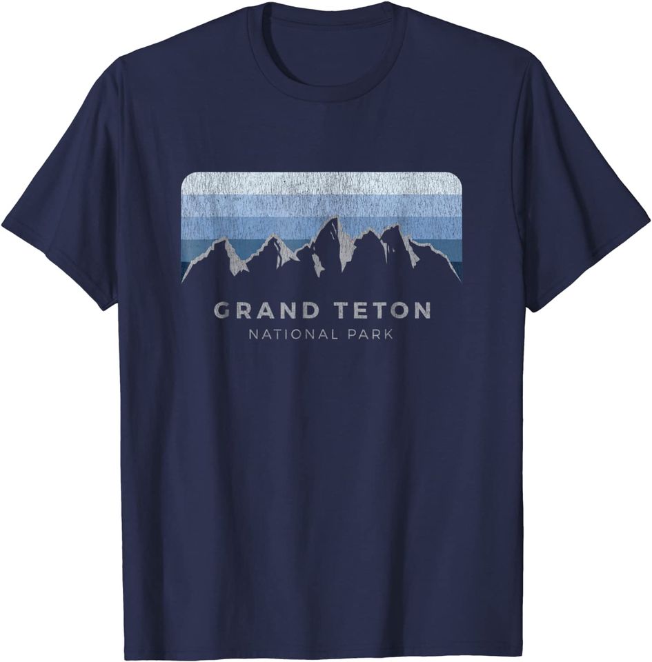 Grand Teton National Park Tshirt: Winter Edition