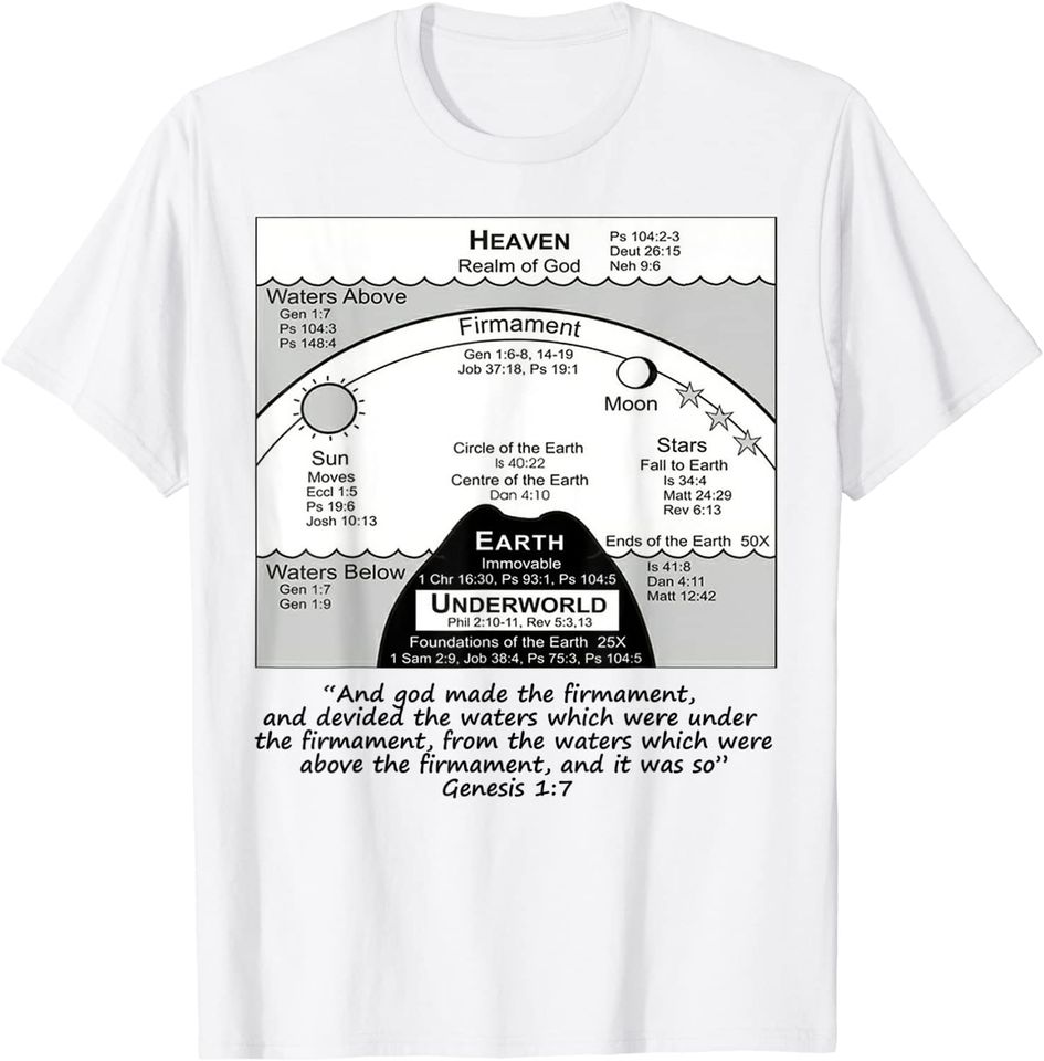 Flat earth t-shirt
