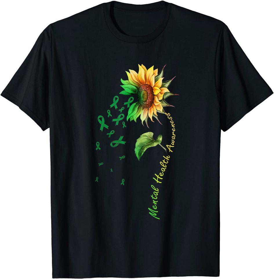 Mental Health Awareness Sunflower Shirt