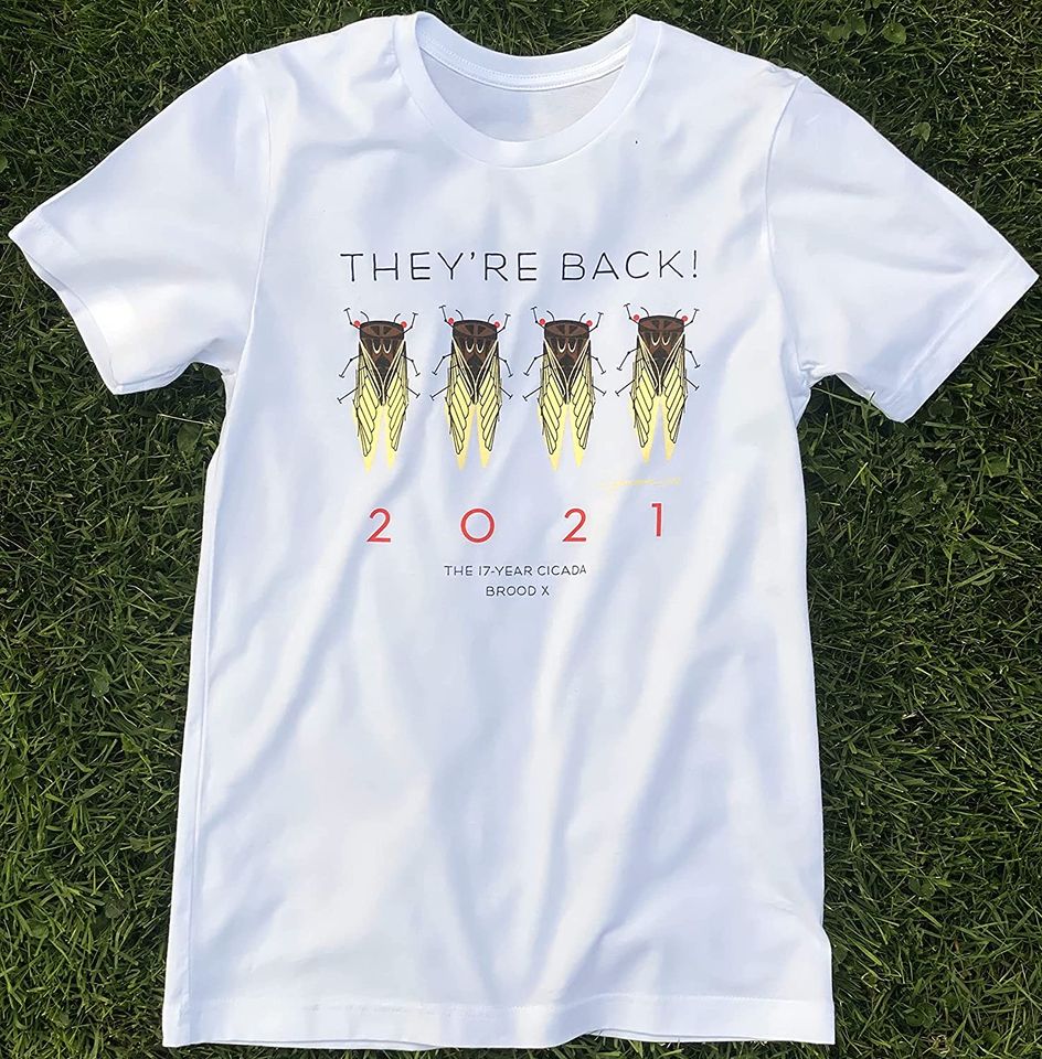 Charley Harper Cicada Unisex They're Are Back 2021