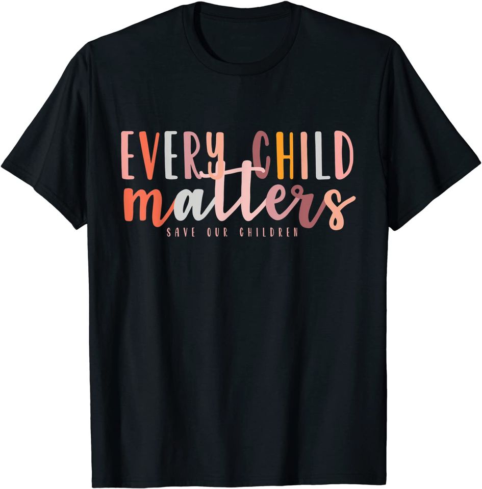 Every Child Matters Men's T Shirt Save Our Children