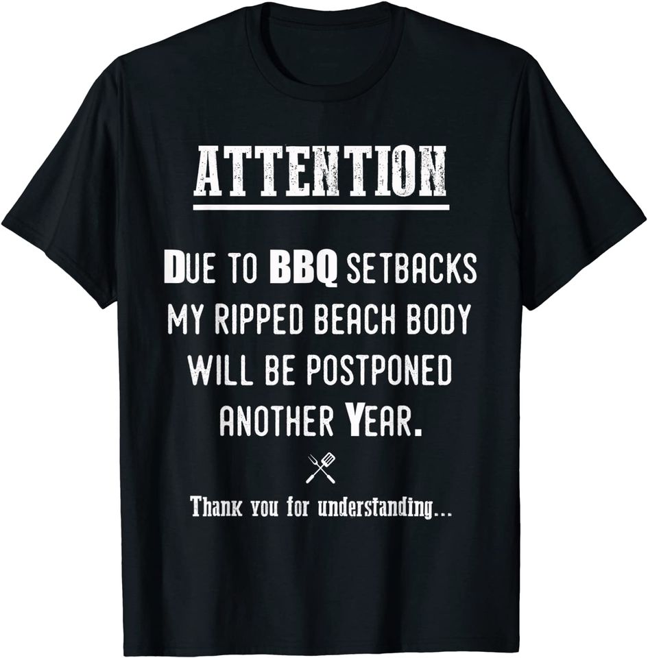 Funny BBQ T-Shirt for Pitmasters & Barbecue Lovers