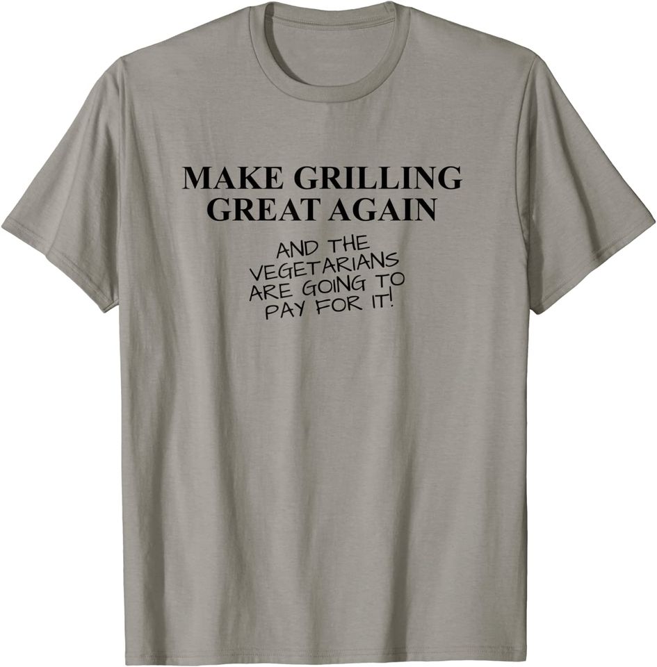 Funny BBQ Grilling Smoking Lover T Shirt Trump Quote