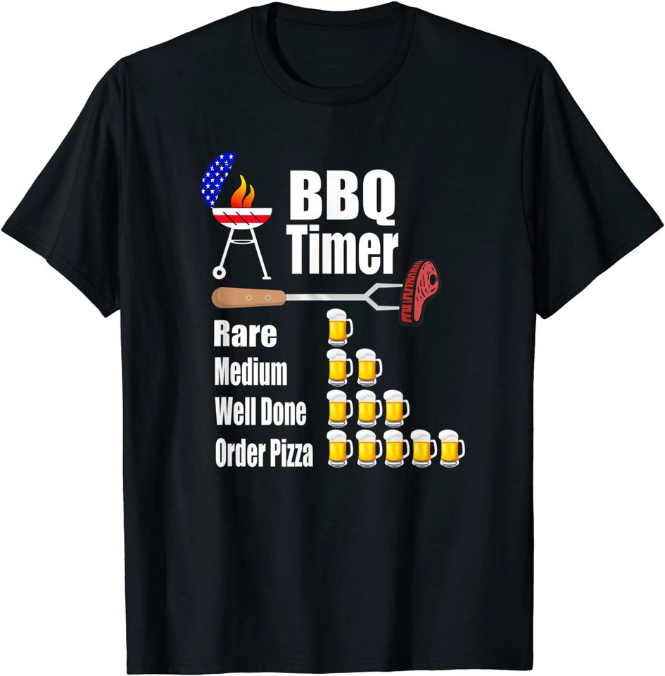 Funny BBQ Timer - Barbecue Grill Grilling Gift T-Shirt