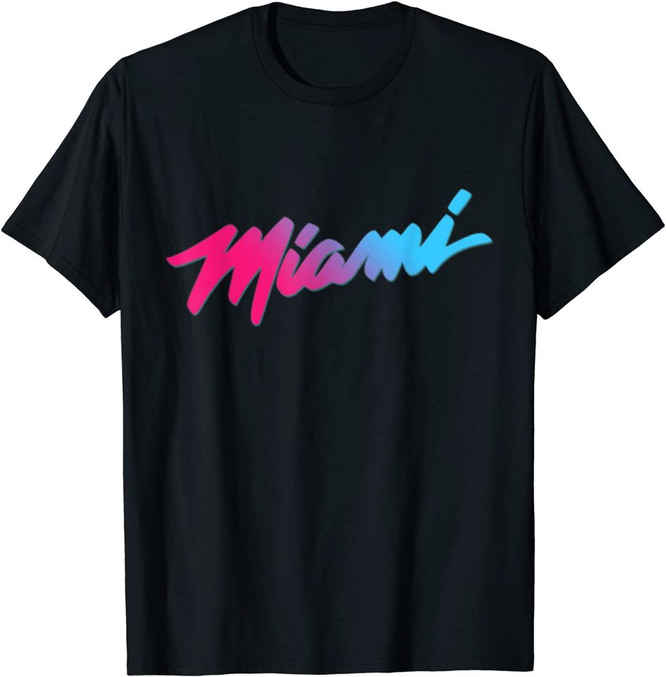 Men's T Shirt Miami Script