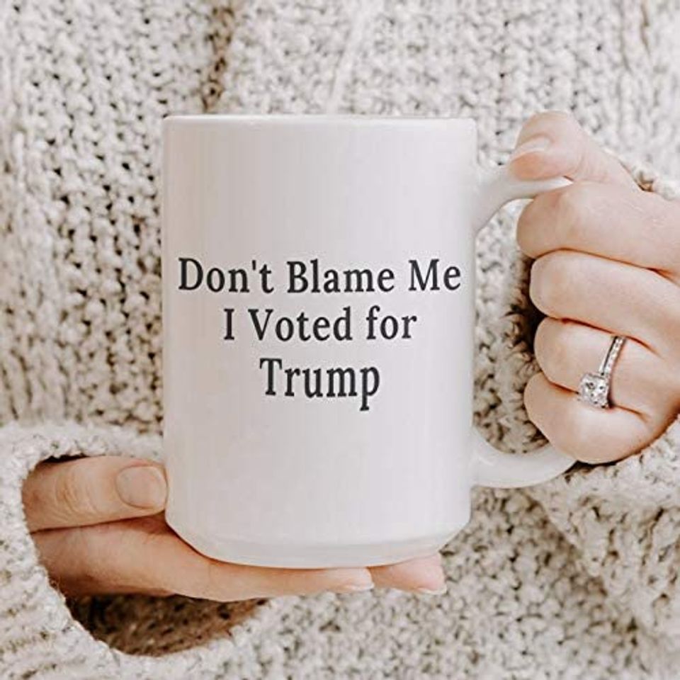 Don't Blame Me I Voted For Trump Mug, Trump 2024 Mug I'll Be Back, Donald Trump President Mug, Funny Trump Mug