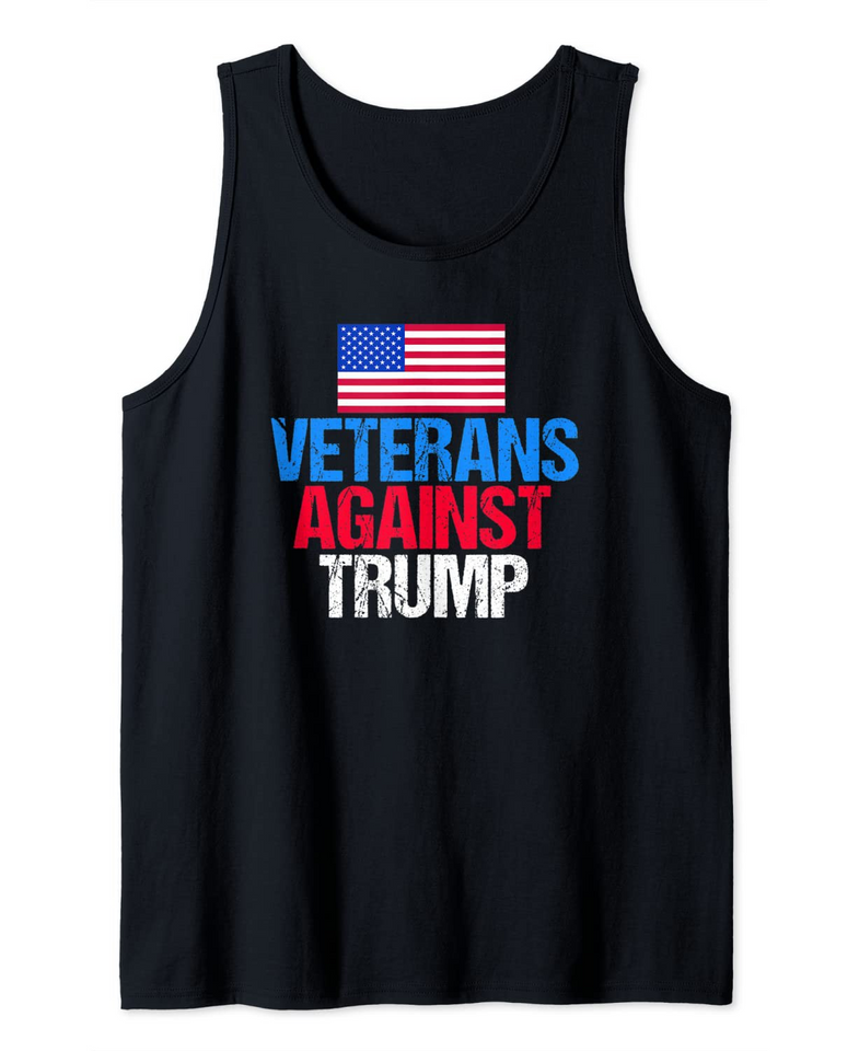 Veterans Against Donald Trump Tank Top