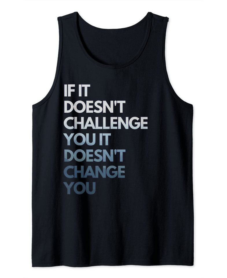 Motivation Inspirational Quote Fitness Tank Top