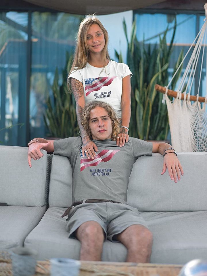 With Liberty and Justice for All Poster Shirt