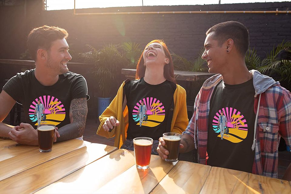 Acher Sitcom Sterling Archer Soleil Classic Vice Palm 80s1 Unisex Tshirt