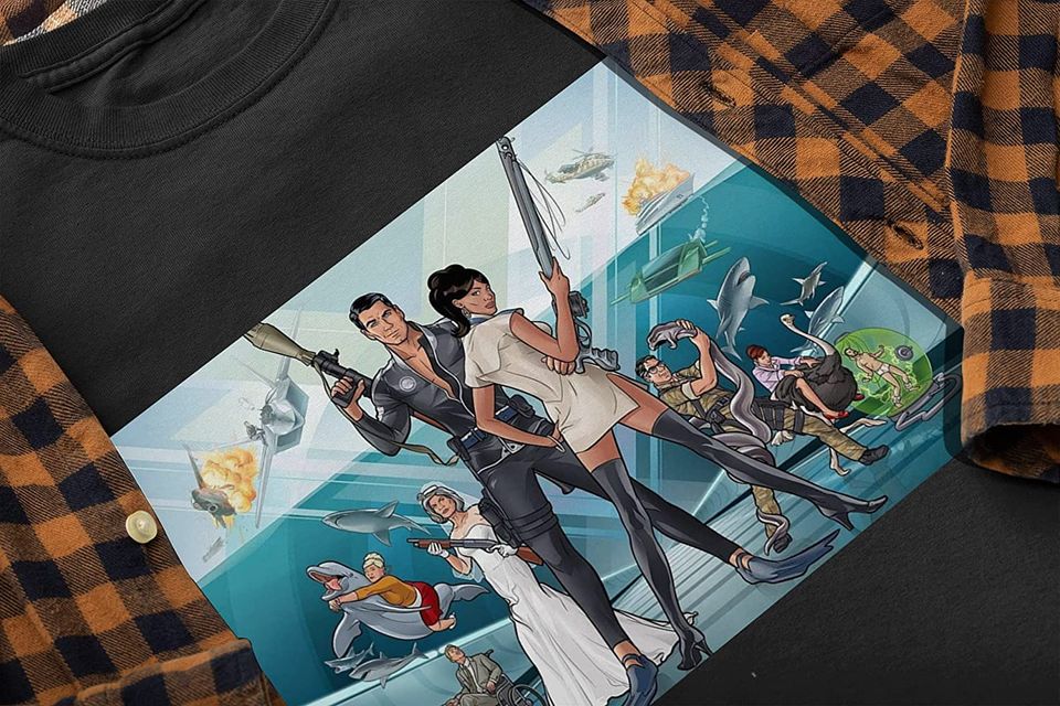 Nirvan Acher Sitcom Sterling Archer Vice Palm 80s Unisex Tshirt