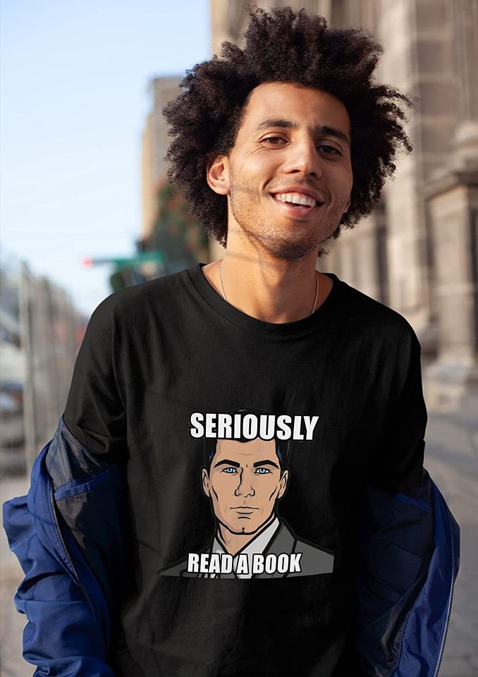 Nirvan Acher Sitcom Sterling Archer Seriously Read A Book Unisex Tshirt
