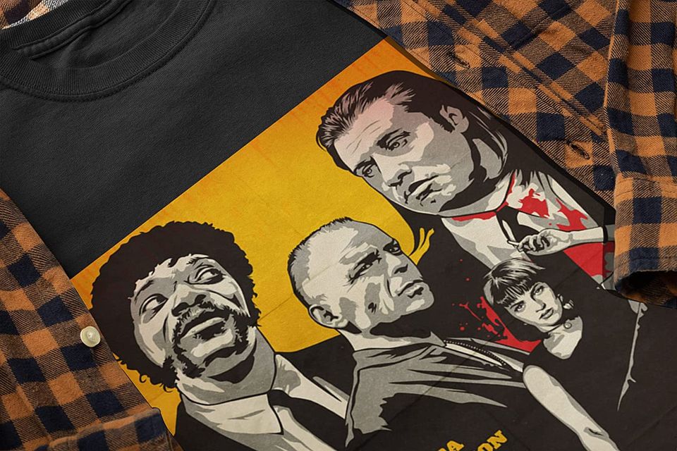 Nirvan Pulp Fiction Poster Unisex Tshirt