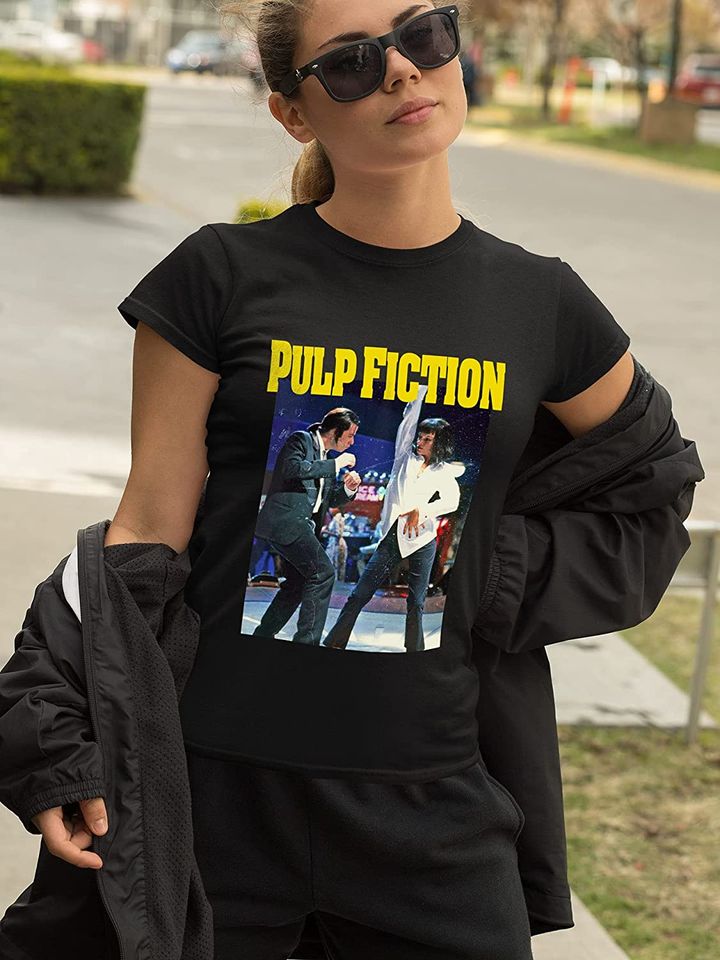 Pulp Fiction Mia and Vincent Dance Poster Unisex Tshirt