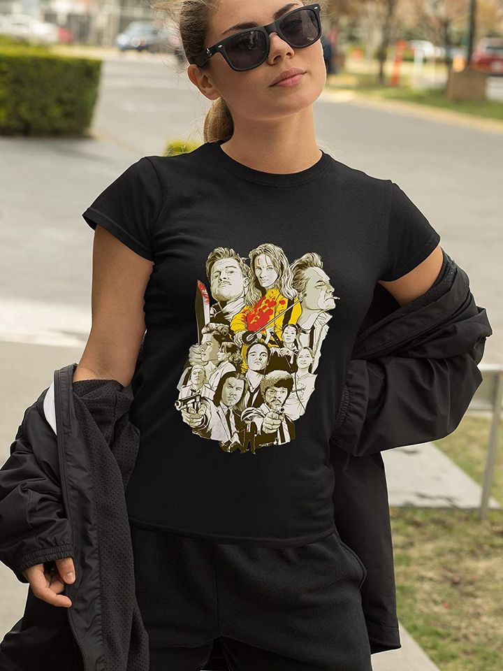 Pulp Fiction Characters Unisex Tshirt