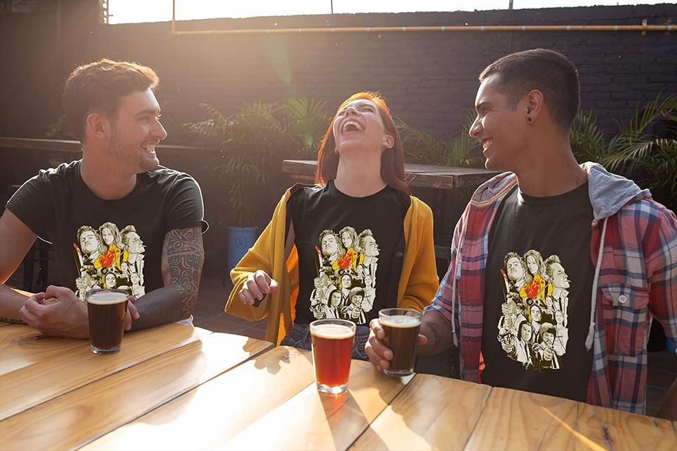 Pulp Fiction Characters Unisex Tshirt