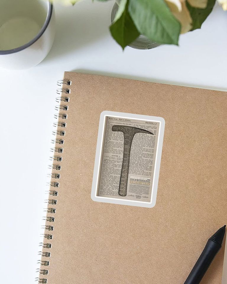 The Shawshank Redemption Hammer Sticker 3"