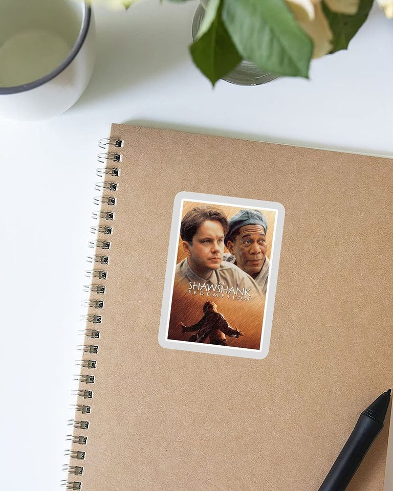 The Shawshank Redemption Andy Dufresne and Red Movie Posters Sticker 2"