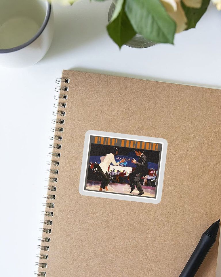 Pulp Fiction Dance Sticker 3"
